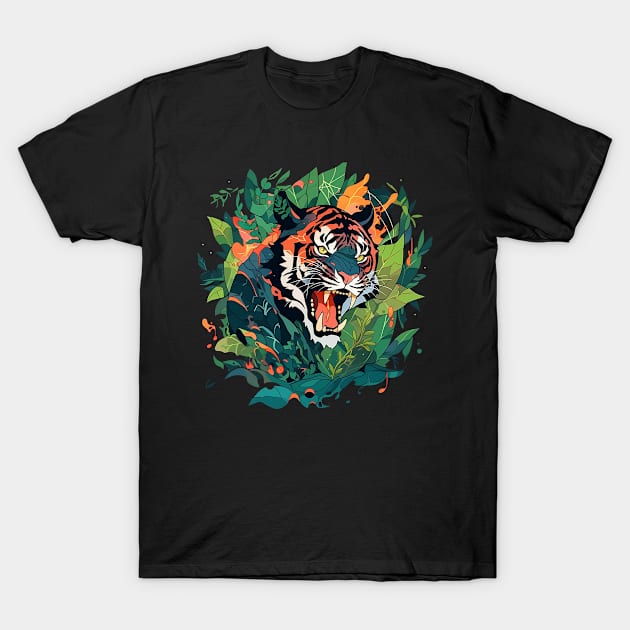 tiger T-Shirt by dorapeterx